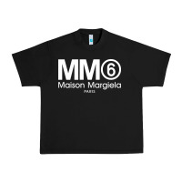 Black mm6 maison margiela Urban Heavy Tee - FloraArt