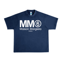 Navy mm6 maison margiela Urban Heavy Tee - FloraArt