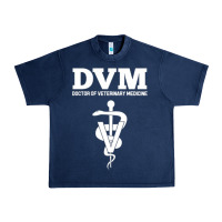 Navy Doctor of Veterinary Medicine DVM Veterinarian Vet Tech Urban Heavy Tee - FloraArt