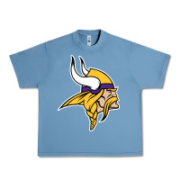 Pebble Blue Team Of Minnesota American Football Urban Heavy Tee - FloraArt