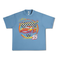 Pebble Blue cars lightning mcqueen Urban Heavy Tee - FloraArt
