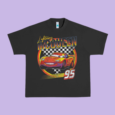 Cars Lightning Mcqueen Urban Heavy Tee Designed By Floraart