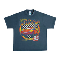 Midnight Navy cars lightning mcqueen Urban Heavy Tee - FloraArt