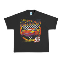 Pigment Black cars lightning mcqueen Urban Heavy Tee - FloraArt