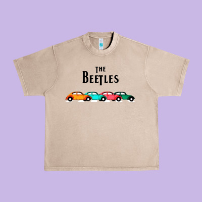 Beetles Urban Heavy Tee Designed By Floraart