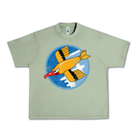 Oil Green Ww2 91St Bomb Squadron Flying Fortress Soaring Bird Patch Urban Heavy Tee - FloraArt