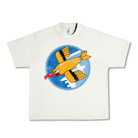 Pistachio Ww2 91St Bomb Squadron Flying Fortress Soaring Bird Patch Urban Heavy Tee - FloraArt