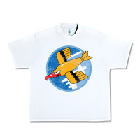 White Ww2 91St Bomb Squadron Flying Fortress Soaring Bird Patch Urban Heavy Tee - FloraArt