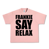 Salmon Frankie Say Relax Essential Urban Heavy Tee - FloraArt
