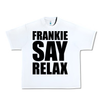 White Frankie Say Relax Essential Urban Heavy Tee - FloraArt