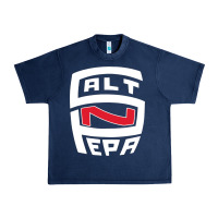 Navy salt n pepa Urban Heavy Tee - FloraArt