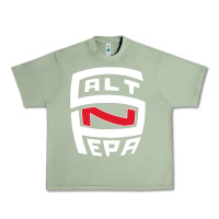Oil Green salt n pepa Urban Heavy Tee - FloraArt