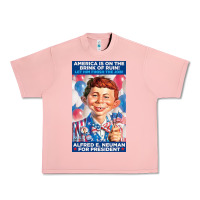 Salmon alfred e. neuman for president Urban Heavy Tee - FloraArt