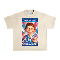 Sandshell alfred e. neuman for president Urban Heavy Tee - FloraArt