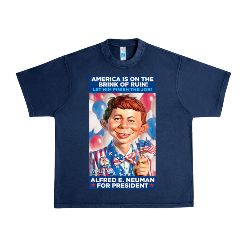 Alfred E. Neuman For President Urban Heavy Tee by FloraArt | Teevron