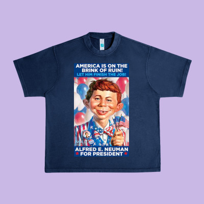 Alfred E. Neuman For President Urban Heavy Tee Designed By Floraart