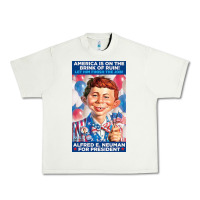 Pistachio alfred e. neuman for president Urban Heavy Tee - FloraArt