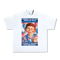 White alfred e. neuman for president Urban Heavy Tee - FloraArt