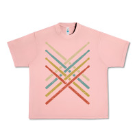 Salmon retro vintage drummer tshirt 70s 80s distressed drum sticks long sleev Urban Heavy Tee - FloraArt