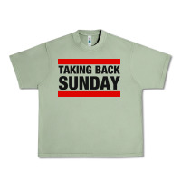 Oil Green TAKING BACK SUNDAY Urban Heavy Tee - FloraArt