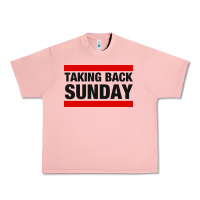 Salmon TAKING BACK SUNDAY Urban Heavy Tee - FloraArt