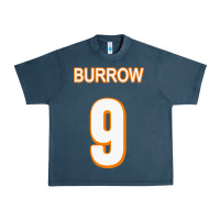 Midnight Navy Burrow Jersey Urban Heavy Tee - FloraArt