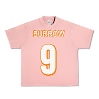 Salmon Burrow Jersey Urban Heavy Tee - FloraArt