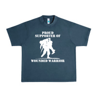 Midnight Navy wounded warrior Urban Heavy Tee - FloraArt