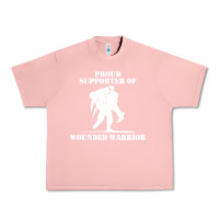 Salmon wounded warrior Urban Heavy Tee - FloraArt