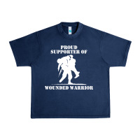 Navy wounded warrior Urban Heavy Tee - FloraArt