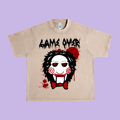 Billy Puppet Saw Jigsaw Inspired Urban Heavy Tee Designed By Floraart