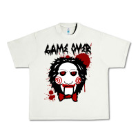 Pistachio Billy Puppet Saw Jigsaw Inspired Urban Heavy Tee - FloraArt