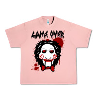 Salmon Billy Puppet Saw Jigsaw Inspired Urban Heavy Tee - FloraArt