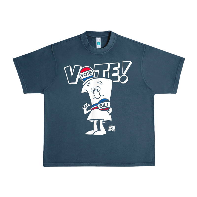 Schoolhouse Rock Vote With Bill With White Type T Shirt Urban Heavy Tee by FloraArt | Teevron