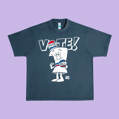 Schoolhouse Rock Vote With Bill With White Type T Shirt Urban Heavy Tee Designed By Floraart