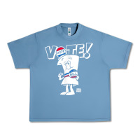 Pebble Blue schoolhouse rock vote with bill with white type t shirt Urban Heavy Tee - FloraArt