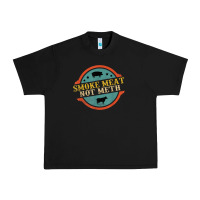 Black smoke meat not meth funny bbq grill lover meat lover retro Urban Heavy Tee - FloraArt