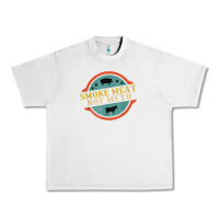 Lunar Rock smoke meat not meth funny bbq grill lover meat lover retro Urban Heavy Tee - FloraArt
