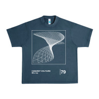 Midnight Navy Cabaret Voltaire Minimal Style Graphic Artwork Design gift Urban Heavy Tee - FloraArt