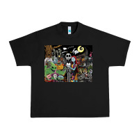 Black nightmare before christmas Urban Heavy Tee - FloraArt
