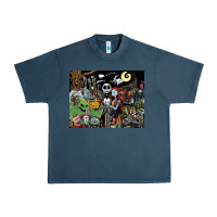 Midnight Navy nightmare before christmas Urban Heavy Tee - FloraArt