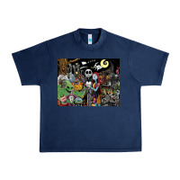 Navy nightmare before christmas Urban Heavy Tee - FloraArt