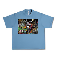 Pebble Blue nightmare before christmas Urban Heavy Tee - FloraArt