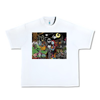 White nightmare before christmas Urban Heavy Tee - FloraArt