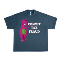 Midnight Navy commit tax fraud essential Urban Heavy Tee - FloraArt