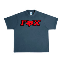 Midnight Navy fox Urban Heavy Tee - FloraArt