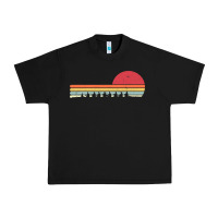 Black Rowing . Retro Style  For Rower Urban Heavy Tee - FloraArt