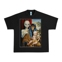 Black alien chimp baby religion conspiracy poster Urban Heavy Tee - FloraArt