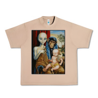 Burro alien chimp baby religion conspiracy poster Urban Heavy Tee - FloraArt