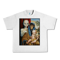 Lunar Rock alien chimp baby religion conspiracy poster Urban Heavy Tee - FloraArt